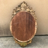 19th Century French Louis XV Oval Gilded Mirror