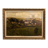 19th Century Framed Oil Painting on Canvas by Alfred Bastin (1849-1913)