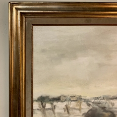Antique Framed Oil Painting on Canvas