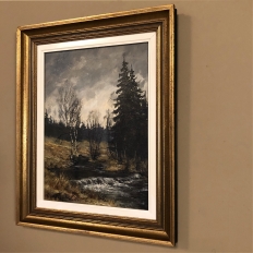 Framed Oil Painting on Board by Camille Riffon (1890-1961)