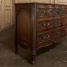 Antique Country French Louis XV Four-Sided Commode