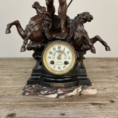 19th Century French Art Nouveau Period Mantel Clock by Moreau