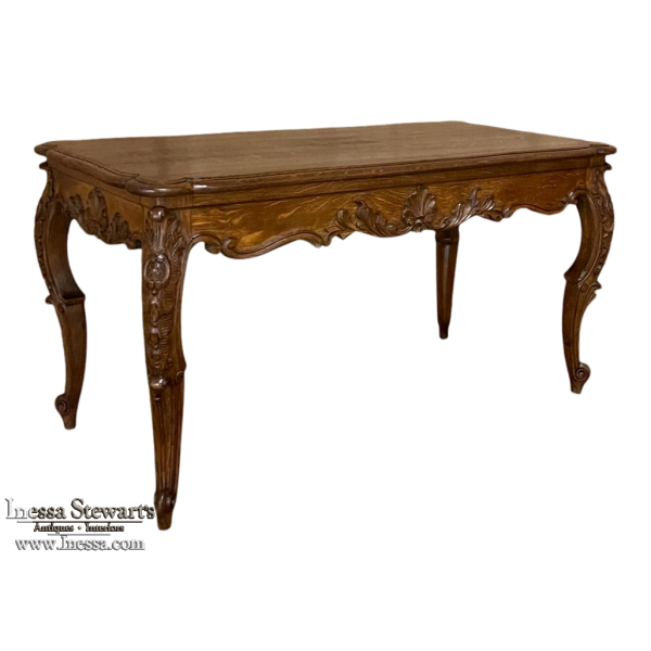 French Louis XIV Oak Coffee Table