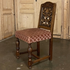 Set of 6 Antique Renaissance Revival Carved Dining Chairs