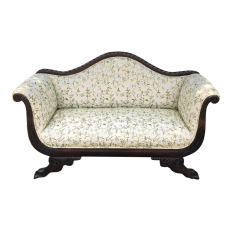 19th Century Louis Philippe Period French Mahogany Sofa ca. 1850