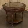 Antique Renaissance Octagonal Center Table ~ End Table