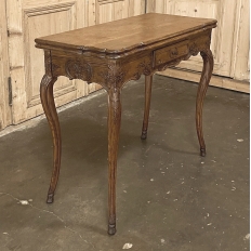 19th Century Country French Flip-Top Game Table ~ Console