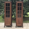 Pair Antique Country French Vitrines