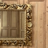 Grand Antique Italian Baroque Hand-Carved Giltwood Mirror