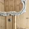 Antique French Louis XV Carved & Painted Beveled Mirror