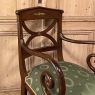 Set of 8 Antique French Empire Mahogany Dining Chairs incl. 2 Armchairs