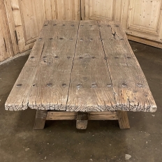 Grand Rustic Antique Coffee Table