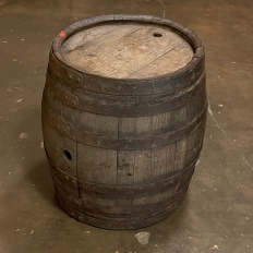 Antique Oak Stave Wine Barrel