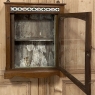Antique Arts & Crafts Wall Cabinet with Hand-Painted Tiles