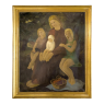 Mid-Century Framed Oil Painting on Canvas by Marcel Dumont ~ dated 1943