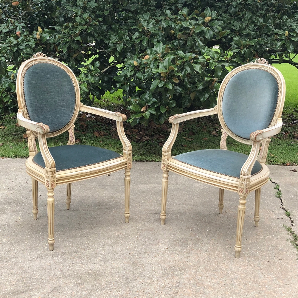 French Furniture Gold Chair Antique Louis XVI *2 Chairs Available