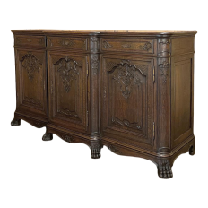 Antique French Louis XIV Step-Front Buffet