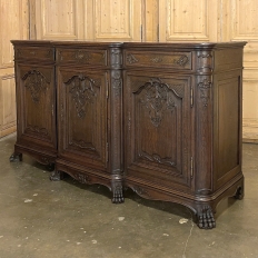 Antique French Louis XIV Step-Front Buffet