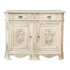 19th Century French Louis XVI Painted Buffet