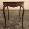 Antique Country French End Table