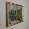 Antique Framed Oil Painting on Canvas by L. VanMeerbeek