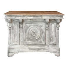 19th Century French Neoclassical Painted Bar ~ Counter