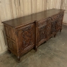 Antique Country French Louis XV Step Front Buffet