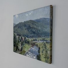 Oil Painting on Canvas by Xavier Wurth (1869-1933)