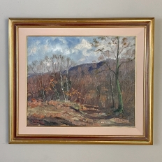 Framed Oil Painting on Canvas by Emma Croteux