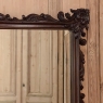 19th Century French Louis XIV Carved Wood Beveled Mirror