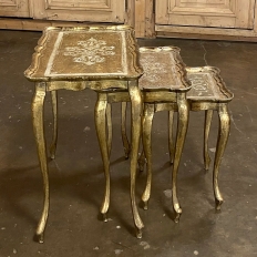 Vintage Italian Florentine Nesting Tables