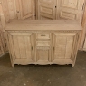 Early 19th Century Country French Buffet in Stripped Oak