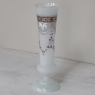 Antique Hand-Painted Opaline Glass Flower Vase