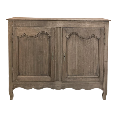 18th Century Country French Buffet in Stripped Oak