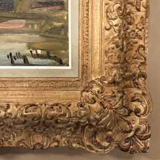 Framed Oil Painting on Canvas by Nelly Windels (1922-2007)