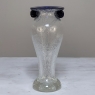 Mid-Century Hand-Blown Glass Flower Vase