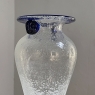 Mid-Century Hand-Blown Glass Flower Vase