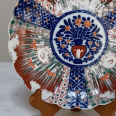 Antique Decorative Hand-Painted Imari Plate