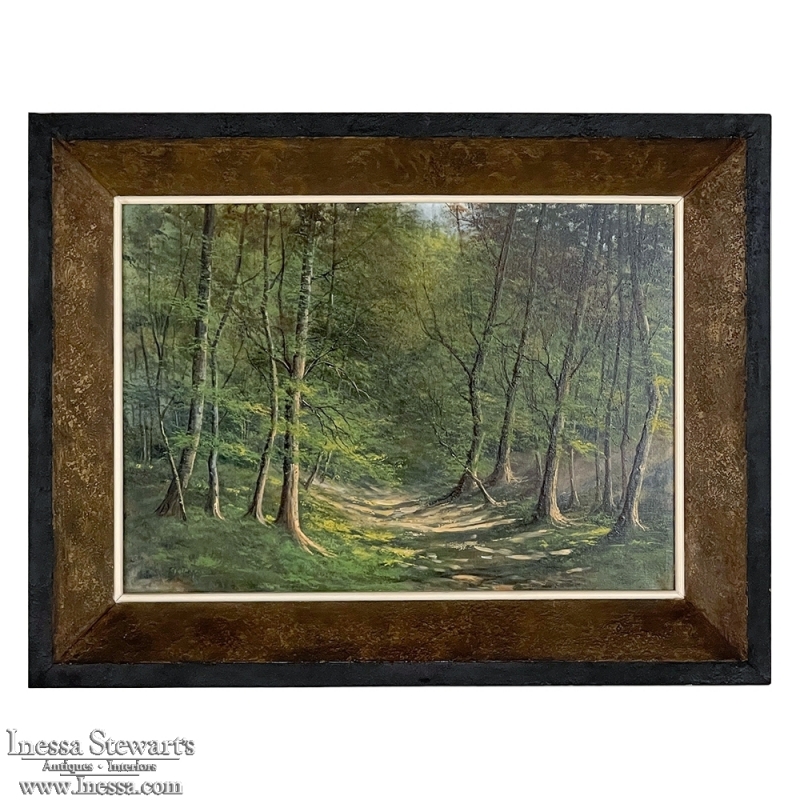 Framed Oil Painting on Canvas by Ewald Kreusch (1895-1960)