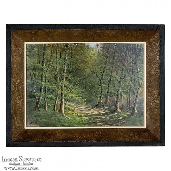 Framed Oil Painting on Canvas by Ewald Kreusch (1895-1960)