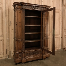 19th Century French Napoleon III Period Neoclassical Bookcase