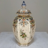 19th Century French Faience Hand-Painted Soup Tureen with Platter