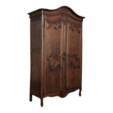 19th Century Country French Louis Philippe Period Armoire