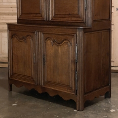 Early 19th Century Country French Buffet a Deux Corps