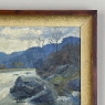 Antique Framed Oil Painting on Board by Lucien Houbiers (1876-1943)
