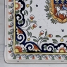 19th Century Hand-Painted Trivet from Rouen, France
