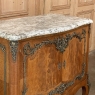 19th Century French Louis XIV Marble Top Mahogany Buffet ~ Cabinet