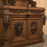 Pair Stunning French Renaissance Revival Sculpted Buffets