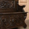 19th Century Italian Renaissance Hall Bench in Walnut
