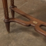 19th Century French Mahogany Marble Top Console with Bronze